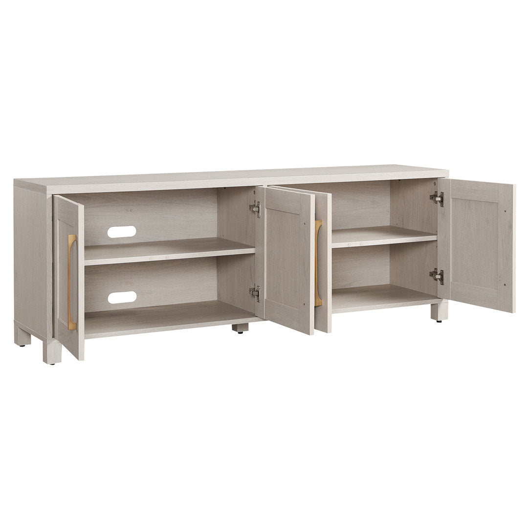Chabot TV Stand for TVs up to 78" Latitude Run® Color: Alder White