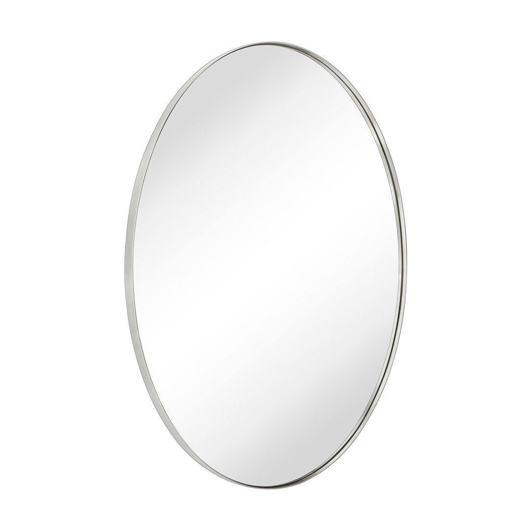 Javell Bathroom Mirror Ebern Designs Size: 30" x 20" Finish: Brushed Nickel