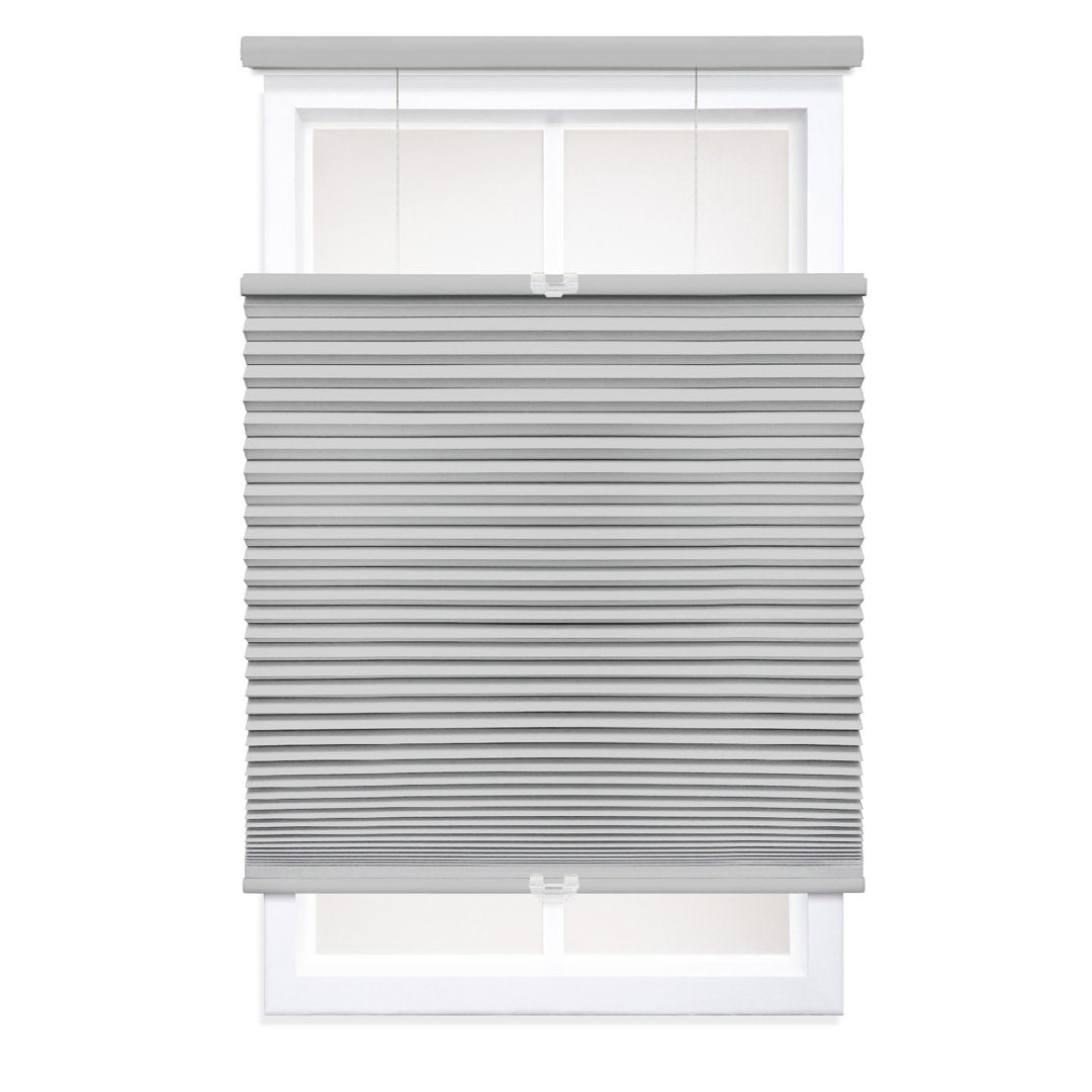 Sheba 1.5 inch Cordless Blackout Top Down bottom Up Cellular Shade Symple Stuff Blind Size: 26.5" W x 64" L Finish: Sterling Gray