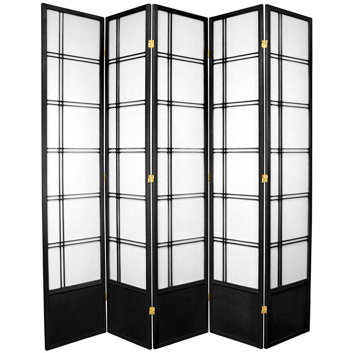Keitez Folding Room Divider Winston Porter Color: Black Number of Panels: 5 Panels