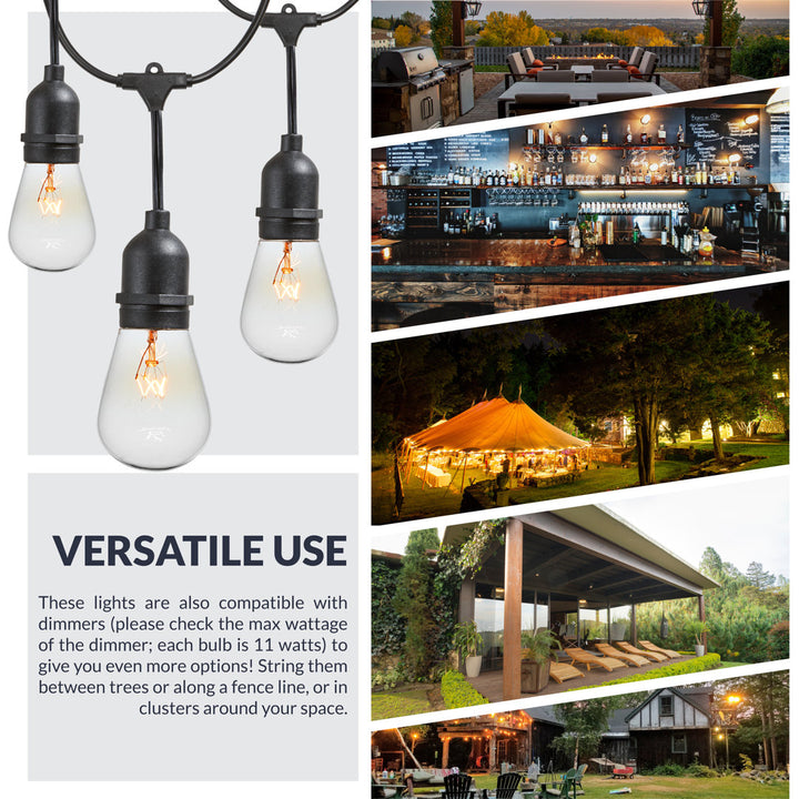 Taft Outdoor 15 - Bulb 576'' Plug-in String Light Joss & Main