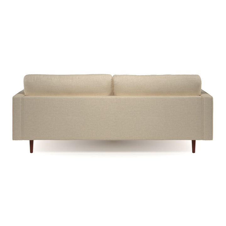 Geo 84" Upholstered Sofa AllModern Fabric: Beige Fabric