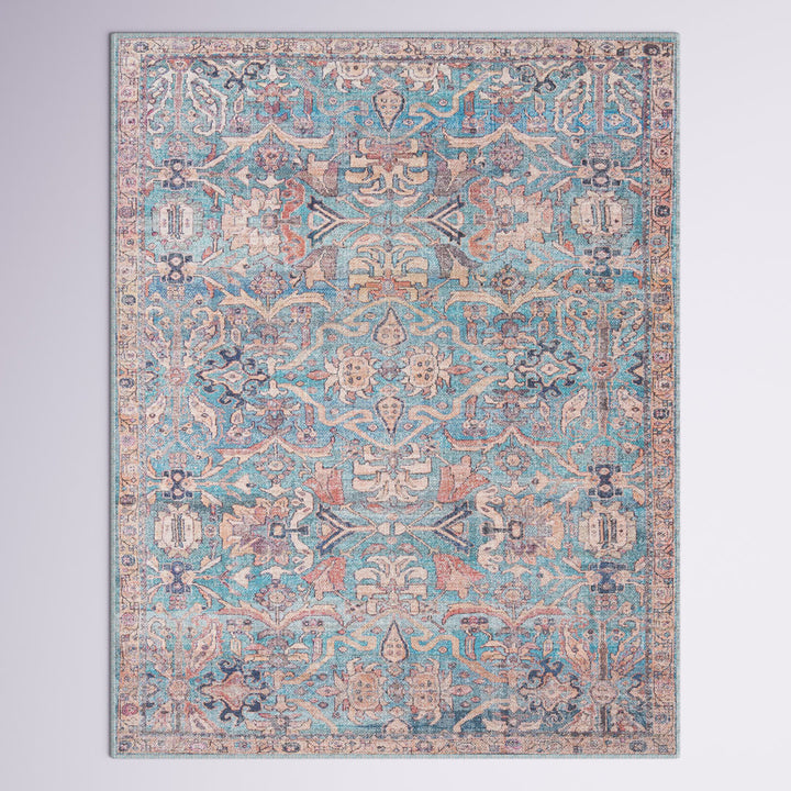 Enger Blue Area Rug Mistana™ Rug Size: Rectangle 3'11" x 6'