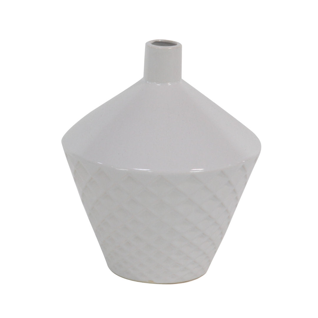 3 Piece Lavalley White Procelain Table Vase Set Wade Logan®