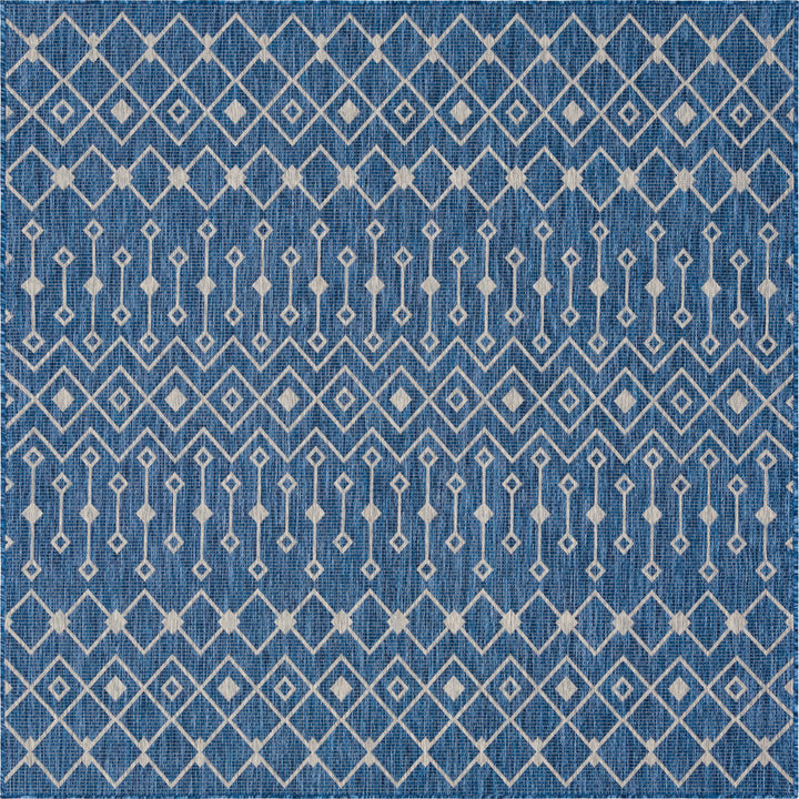 Innsbrook Southwestern Power Loom Teal Indoor/Outdoor Area Rug Laurel Foundry Modern Farmhouse® Rug Size: Square 8'