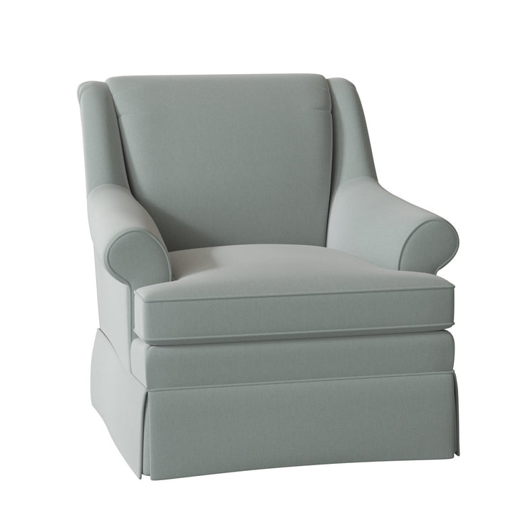 Amrin 35" Wide Armchair Lark Manor™ Arm Covers: Yes, Body Fabric: Peyton 21 Dove Performance Twill