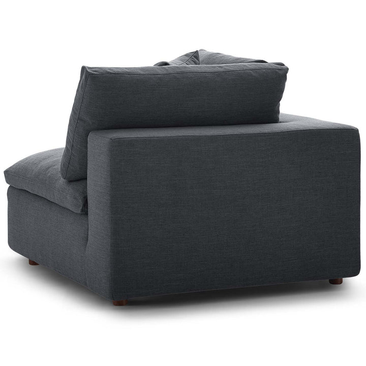 Modway Copper Grove Hrazdan Down-filled 4-piece Sectional Sofa Set Modway Body Fabric: Gray