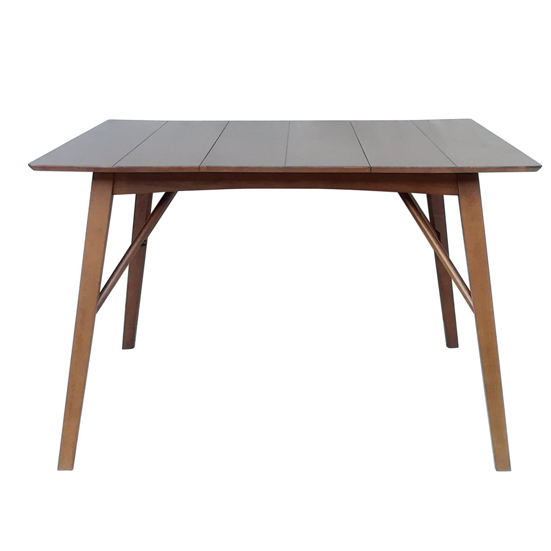 Lea Counter Height 58.5" Solid Wood Dining Table George Oliver Color: Walnut