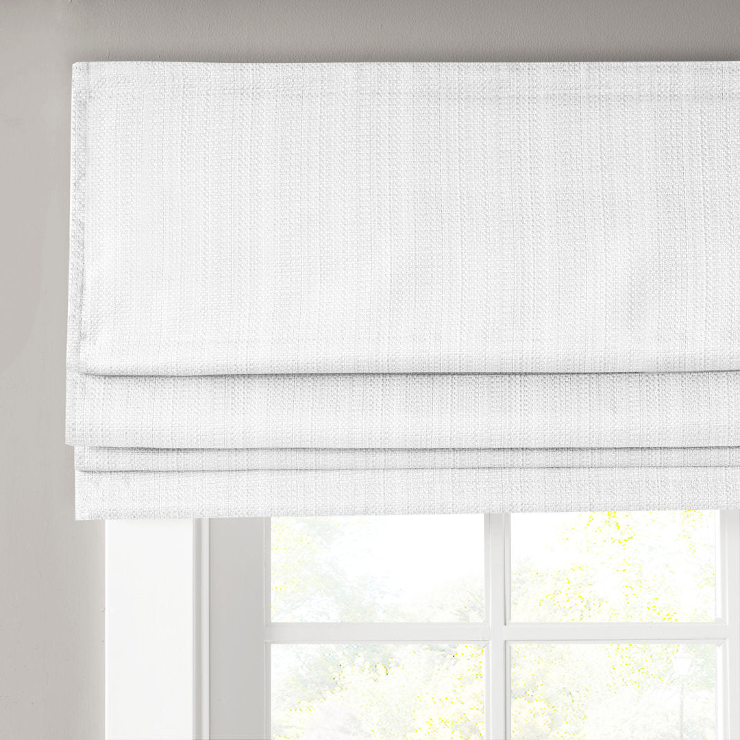 Galen Basketweave Cordless Room Darkening Roman Shade Madison Park Length & Width: 31"W x 64"L