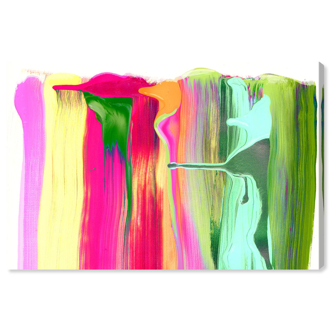 Abstract Come out to Play - Floater Frame Graphic Art Print on Canvas Wrought Studio™ Size: 10" H x 15" W x 1.5" D Format: Wrapped Canvas