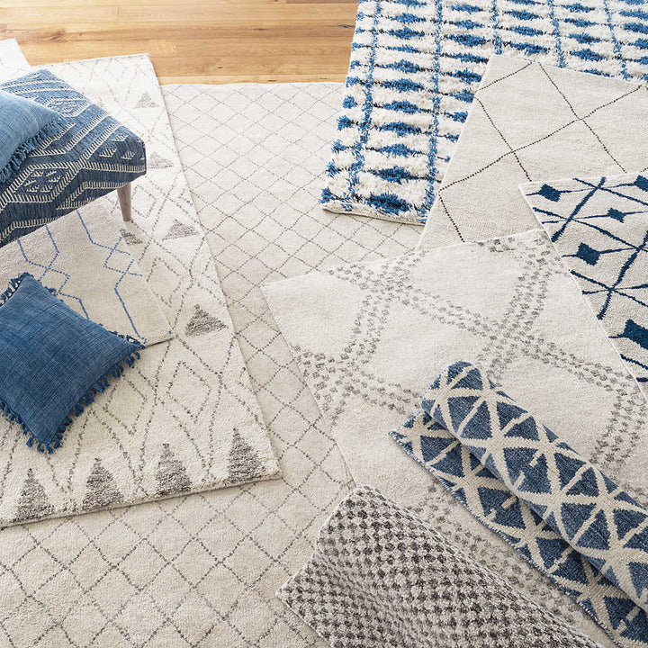 Noma Indigo Handwoven Wool Rug Dash and Albert Rugs Rug Size: Rectangle 5' x 8'