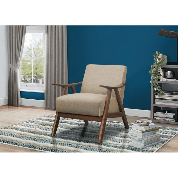 Hofstetter 72.39Cm Wide Polyester Armchair George Oliver Fabric: Light Brown Linen
