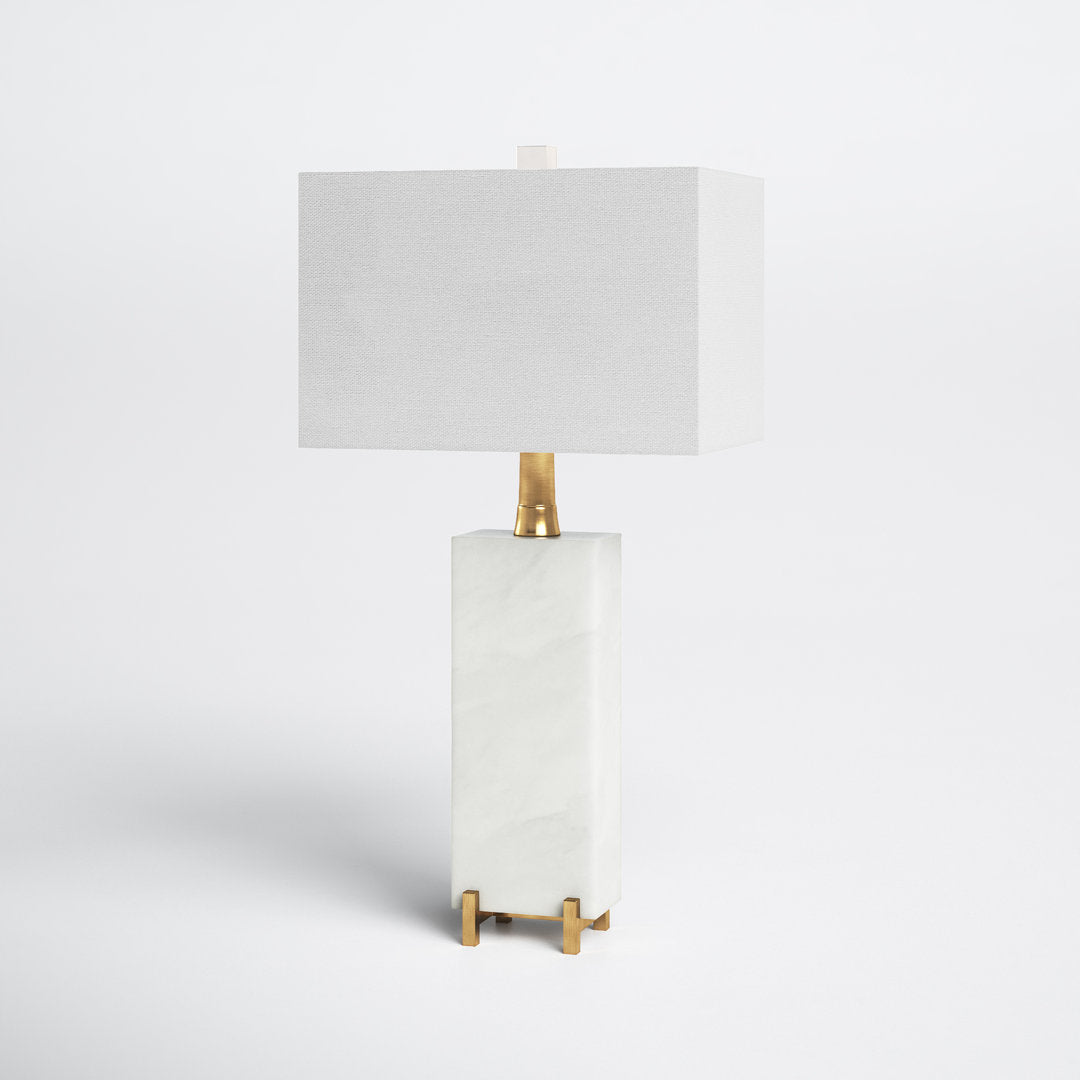 Weldon 30" White/Brass Gold Table Lamp Joss & Main