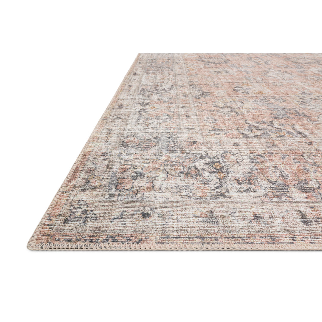 Gelo Oriental Blush/Gray Rug Bungalow Rose Rug Size: Rectangle 5' x 7'6"