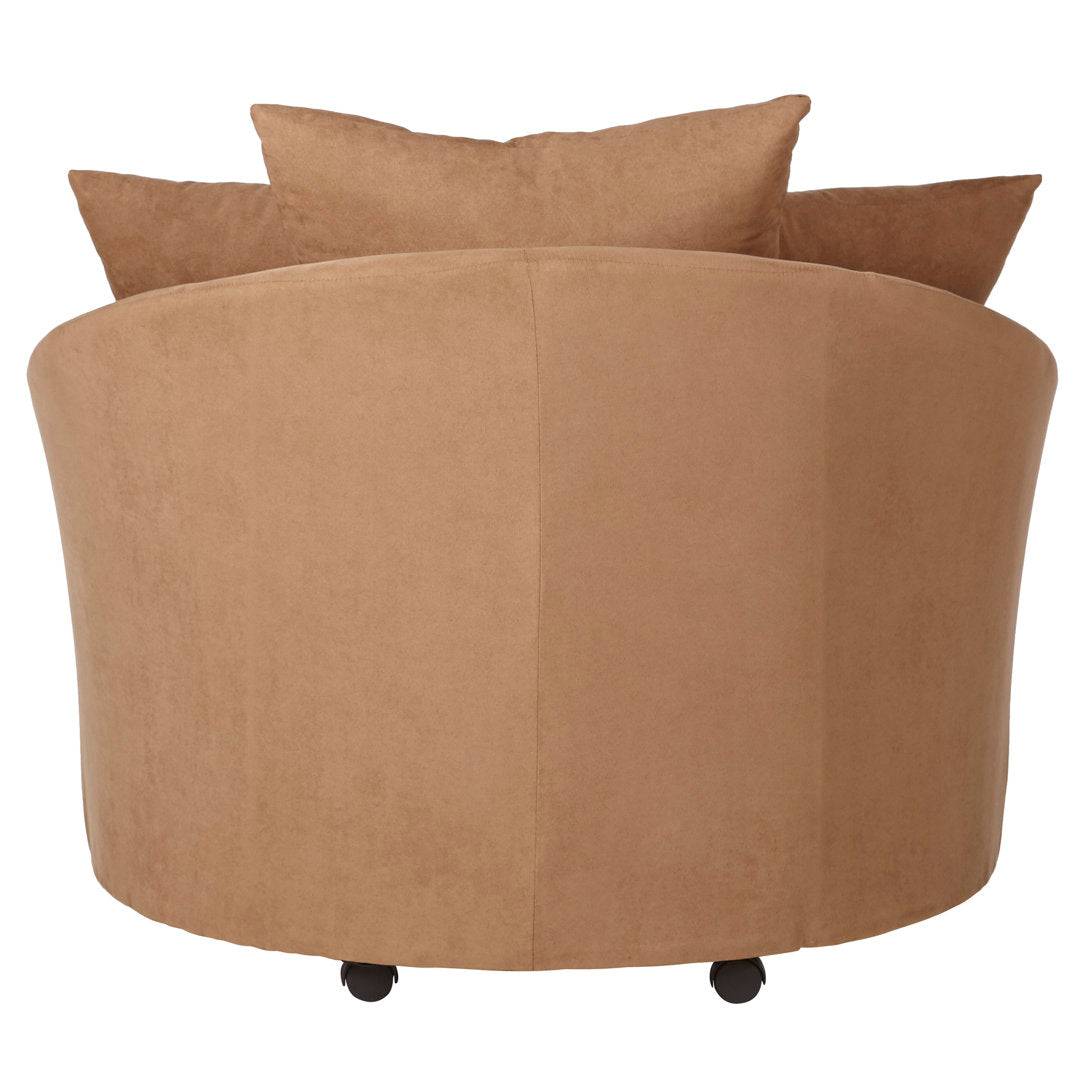 Alsup Barrel Chair Andover Mills™ Fabric: Santa Monica Black