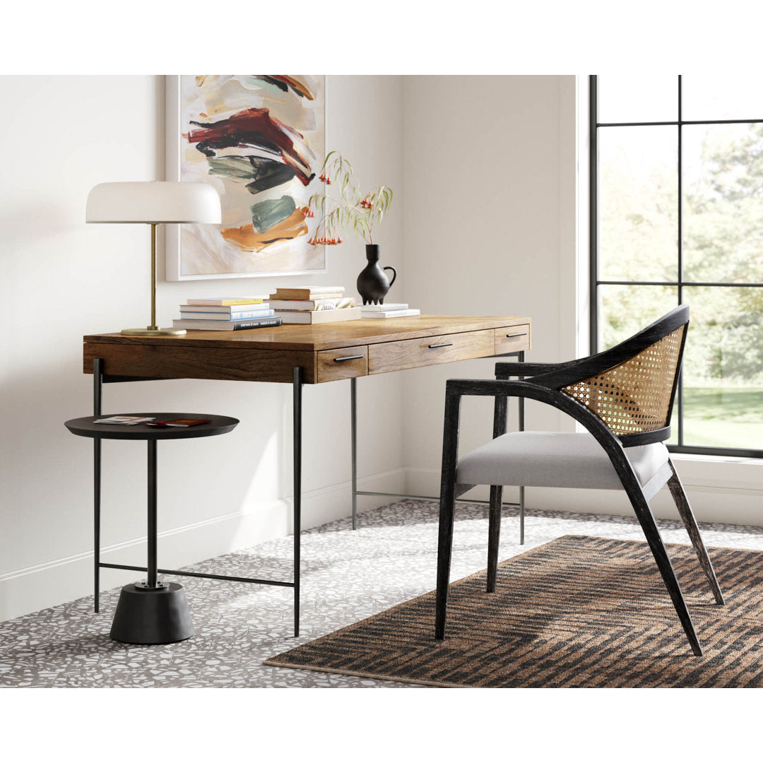 Tiza Geometric Brown/Black Indoor / Outdoor Area Rug Joss & Main Rug Size: Rectangle 7'10" x 10'9"