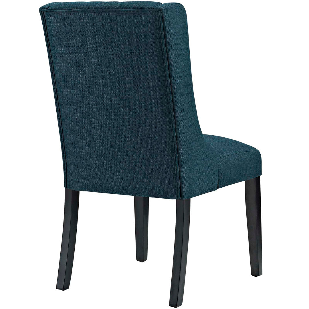 Modway Baronet Button Tufted Fabric Dining Chair Modway Upholstery Color: Navy
