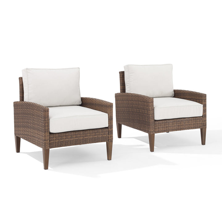 Gabor Patio Chair with Cushions (Set of 2) Birch Lane™ Cushion Color: Cream