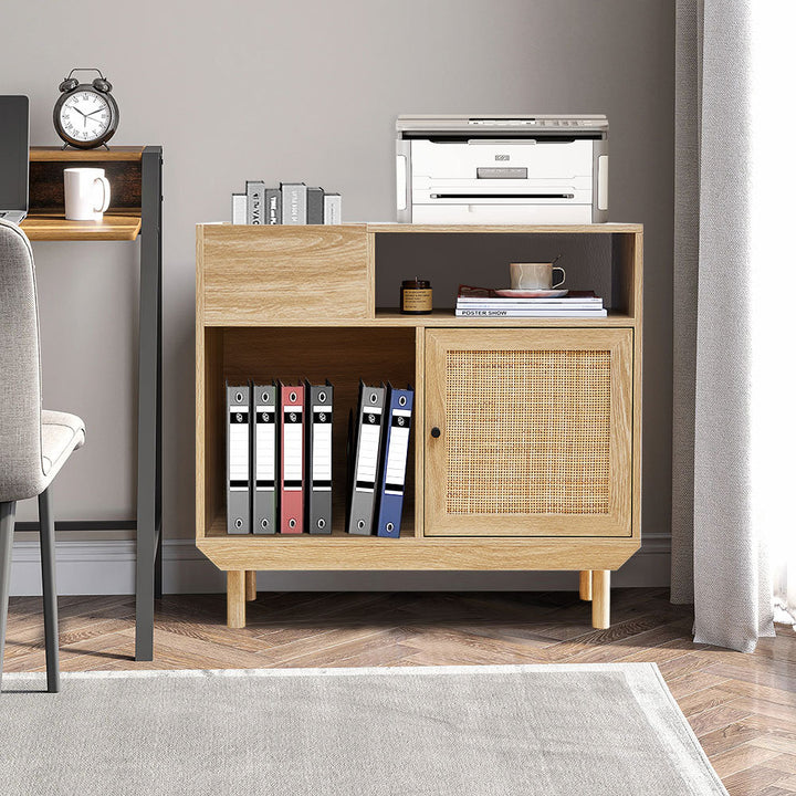 Audio Cabinet Breakwater Bay Color: Natural