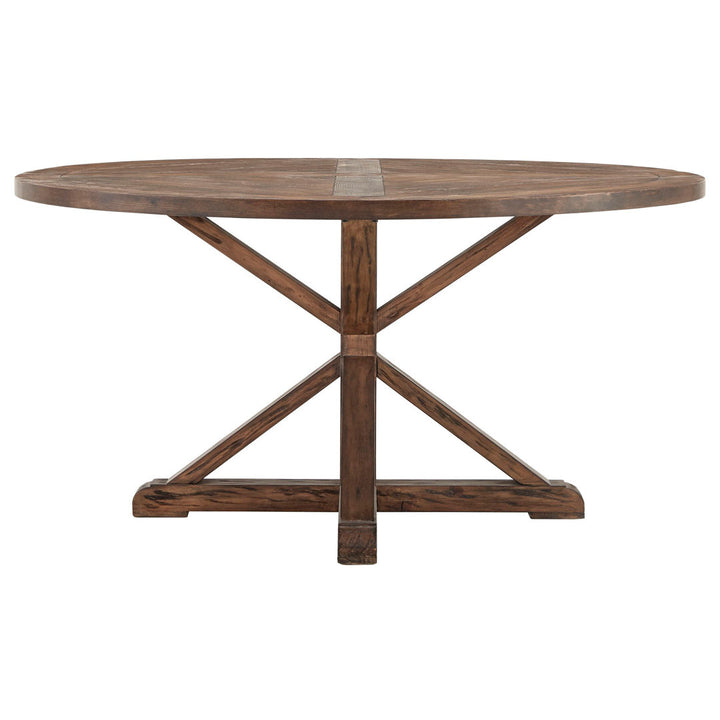 Ashbaugh Pedestal Dining Table Greyleigh™ Color: Brown Size: 54" L x 54" W