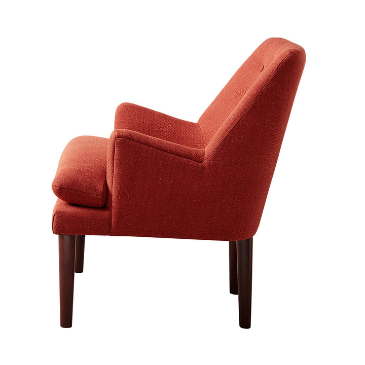 Button Tufted Armchair 510 Design Upholstery Color: Spice