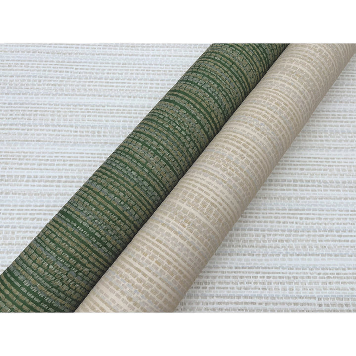Tick Mark Texture Peel & Stick Wallpaper Erin & Ben Co. Color: Green