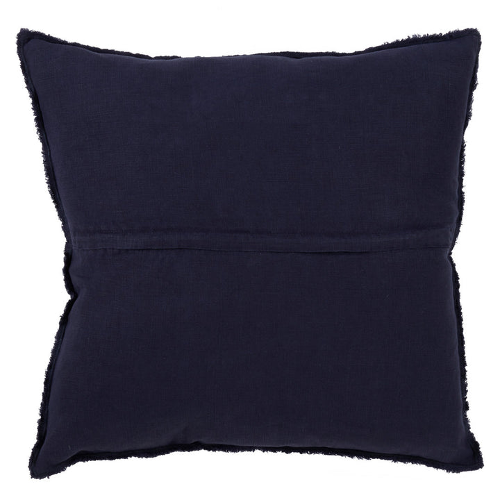 Filia Linen Throw Pillow Birch Lane™ Color: Midnight Blue