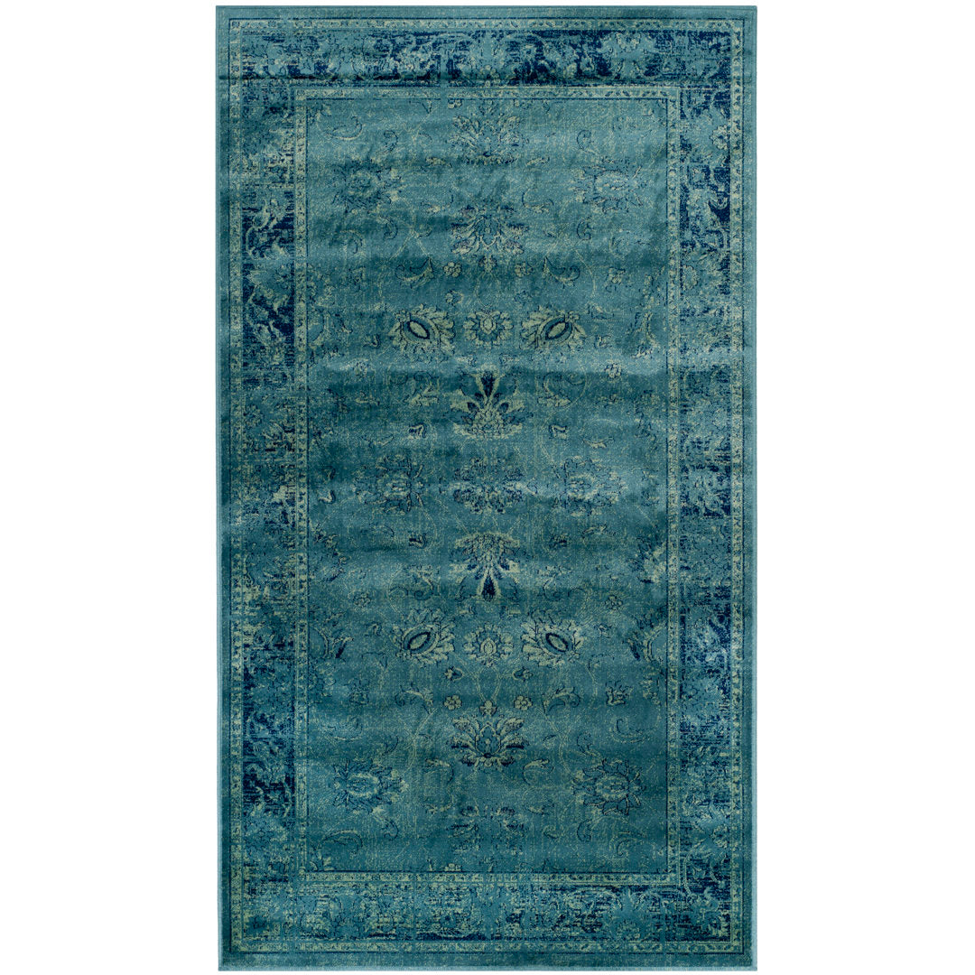 Beldale Blue Area Rug Trent Austin Design® Rug Size: Rectangle 3'3" x 5'7"