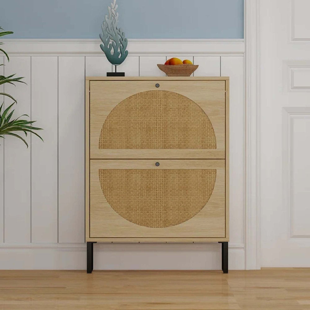 Shoe Storage Cabinet Bay Isle Home™ Finish: Natural