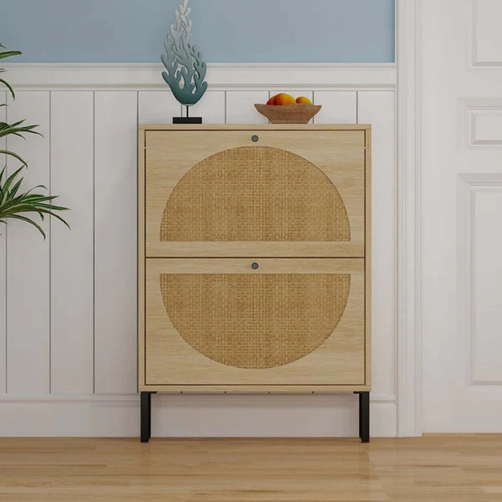 Shoe Storage Cabinet Bay Isle Home™ Finish: Natural