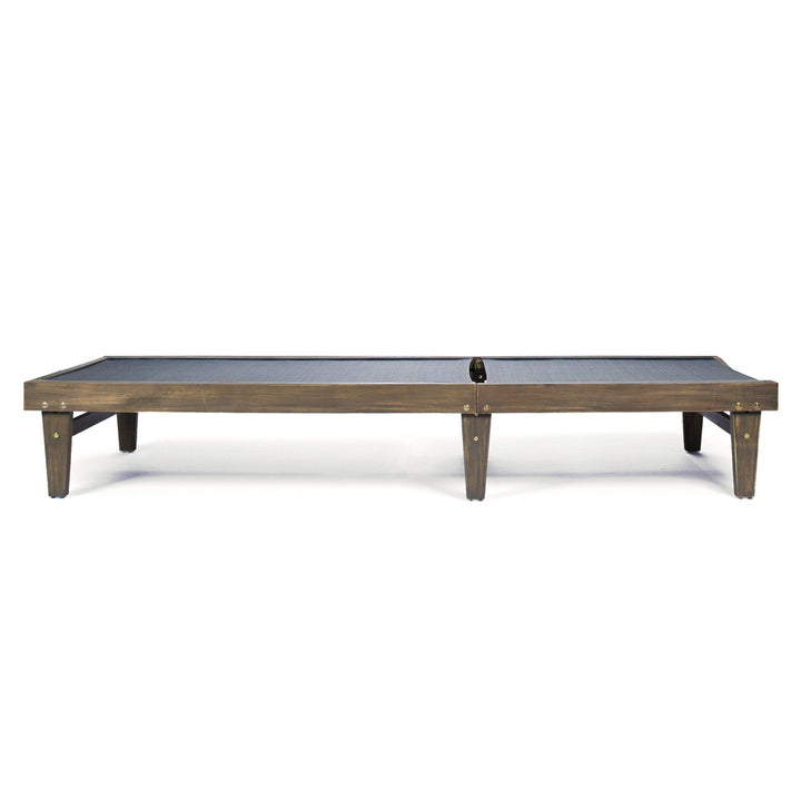 Scheiner 24'' Outdoor Acacia Chaise Lounge (Set of 2) Birch Lane™ Color: Gray