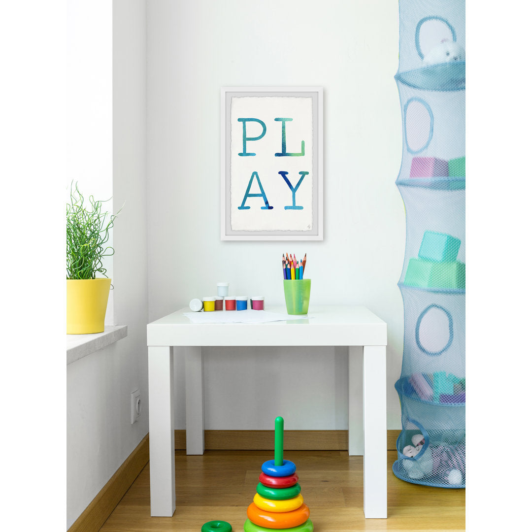 Fabiana 'Play' Framed Print Isabelle & Max™ Size: 24" H x 16" W x 1.5" D