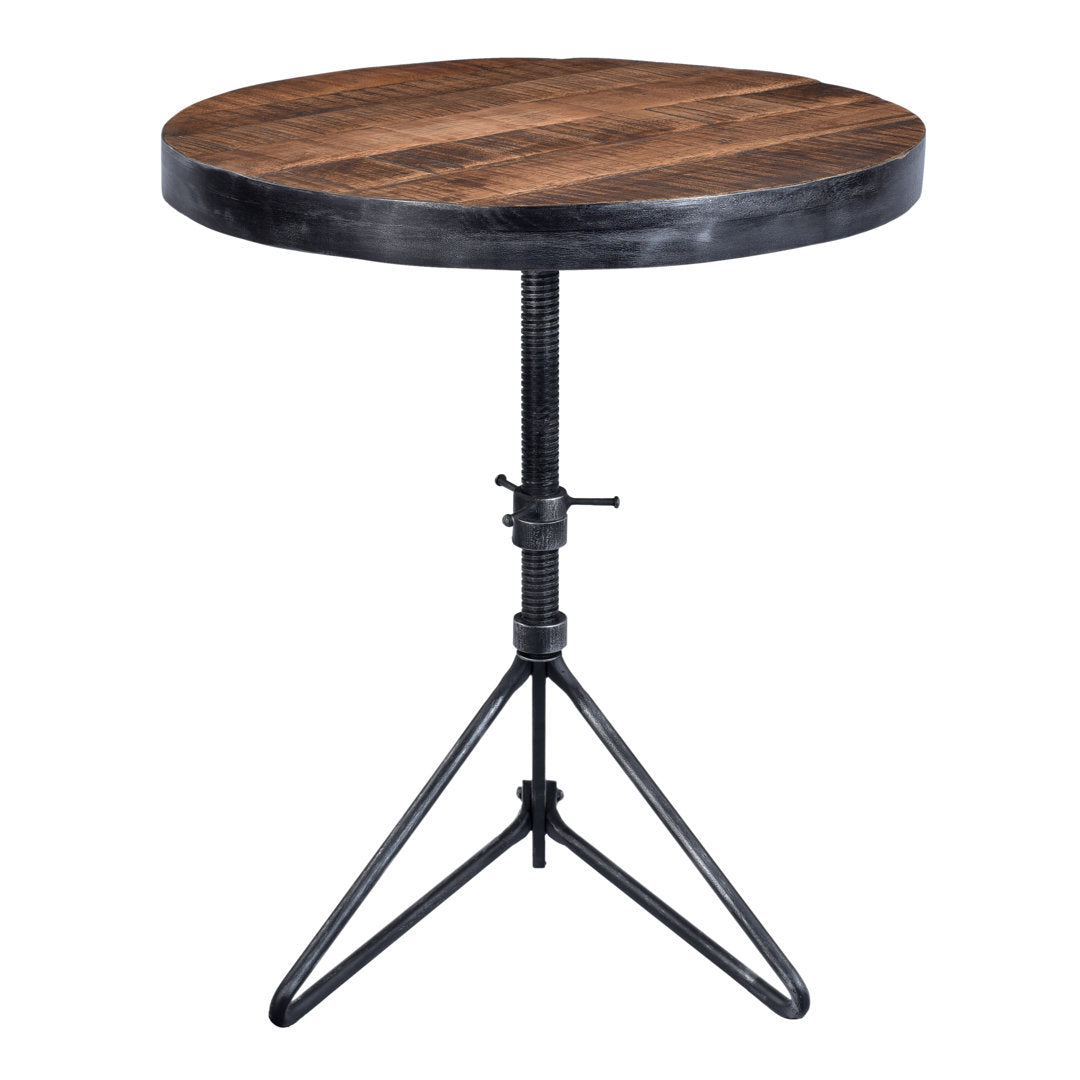 Grasha Solid Wood Pedestal End Table Williston Forge