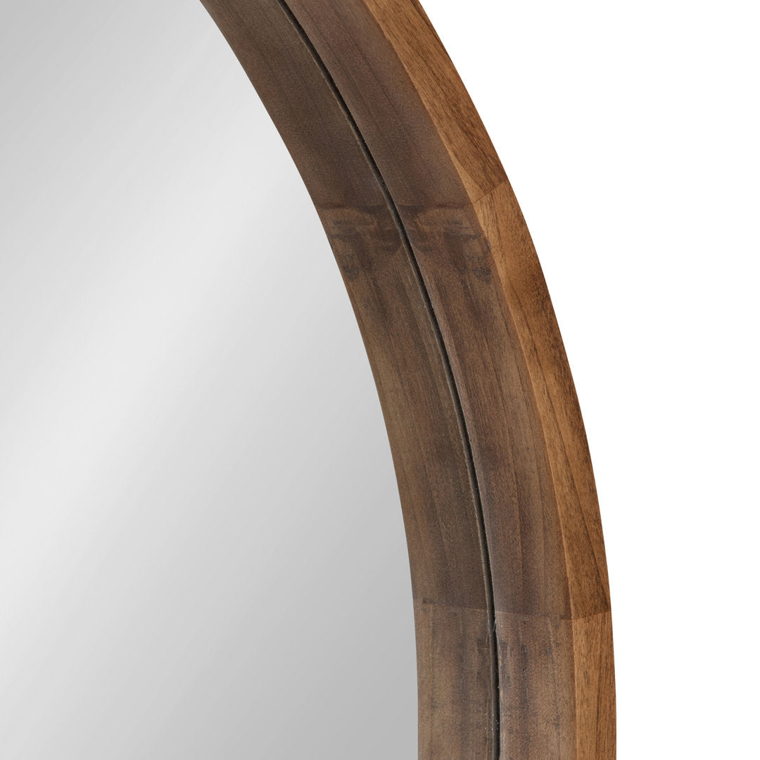 Loftis Modern & Contemporary Accent Mirror Mercury Row® Size: 22" x 22" Finish: Rustic Brown