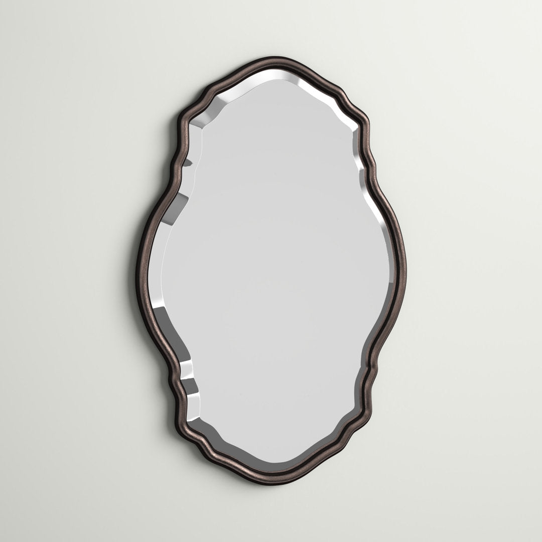 Oaklynn Modern & Contemporary Beveled Mirror Three Posts™ Finish: Dark Bronze