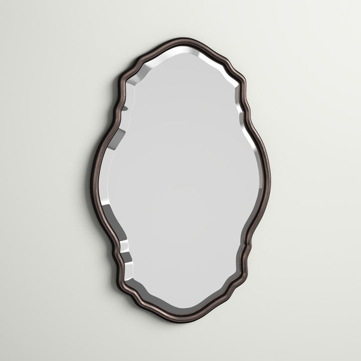 Oaklynn Modern & Contemporary Beveled Mirror Three Posts™ Finish: Dark Bronze