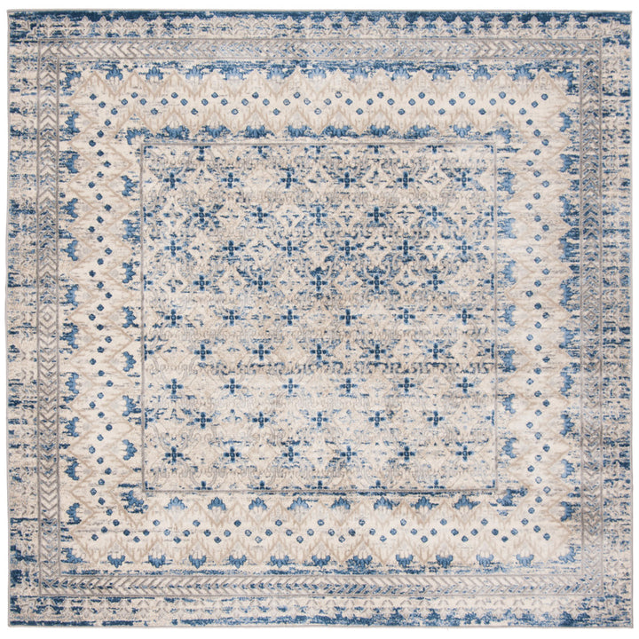 Llana Performance Oriental Rug Bungalow Rose Rug Size: Square 5'