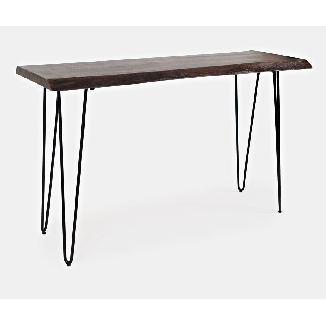 Camak 50'' Console Table The Twillery Co.® Table Top Color: Slate