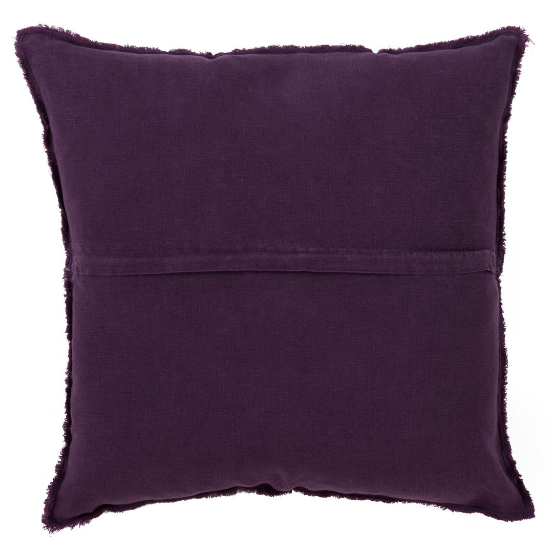 Filia Linen Throw Pillow Birch Lane™ Color: Purple