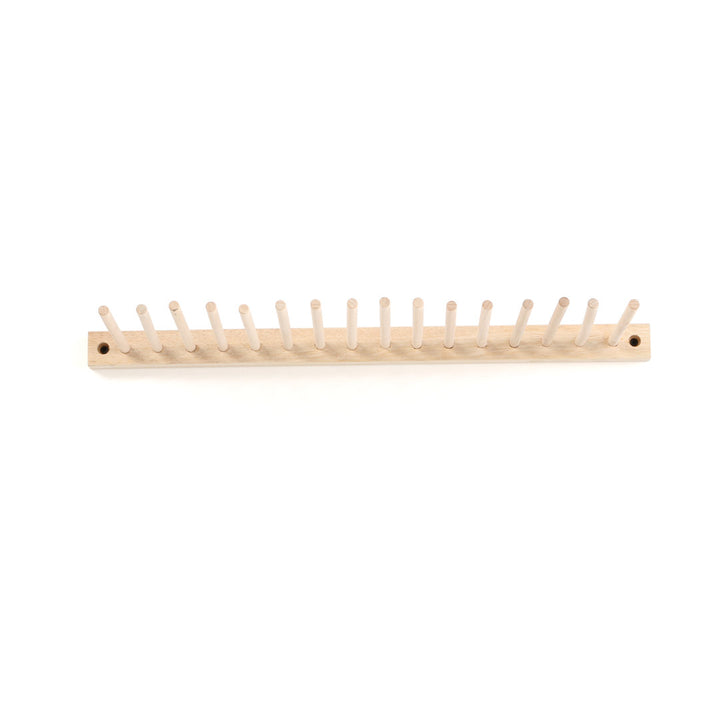 Danyia Solid Wood Wall Mounted Wine Glass Rack in Natural George Oliver