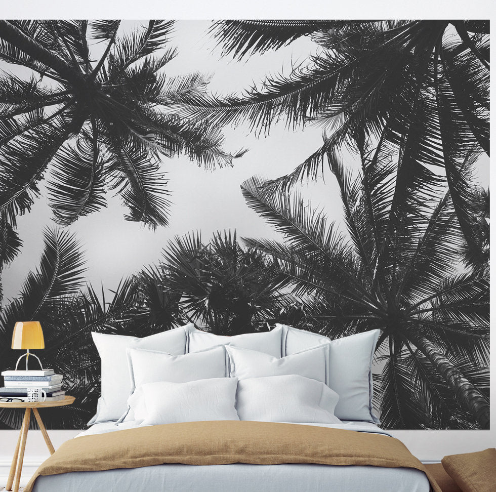 Craney Palm Tree 96" L x 120" W Floral and Botanical Wall Mural (Set of 5) Bayou Breeze