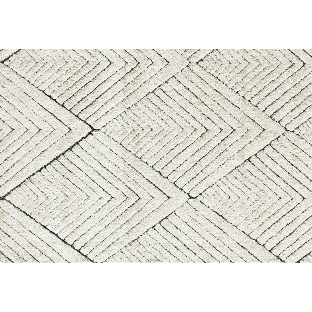 Cadence Contemporary Alabaster Area Rug CosmoLiving by Cosmopolitan Rug Size: Rectangle 9' x 12'