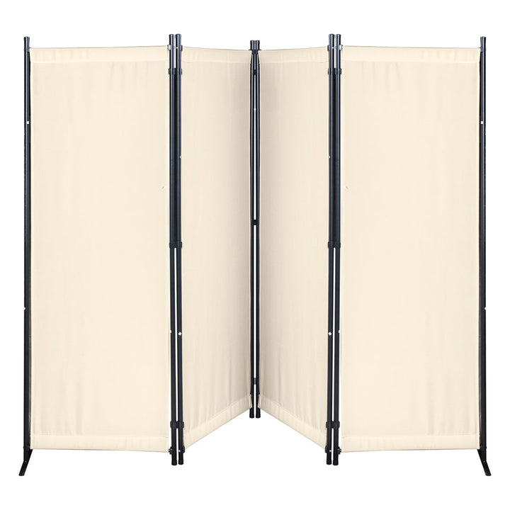 88" W x 67.5" H 4 - Panel Folding Room Divider Wade Logan® Color: White