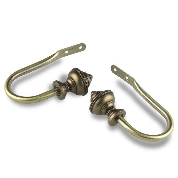 Bane Curtain Holdback (Set of 2) Alcott Hill® Color: Antique Gold