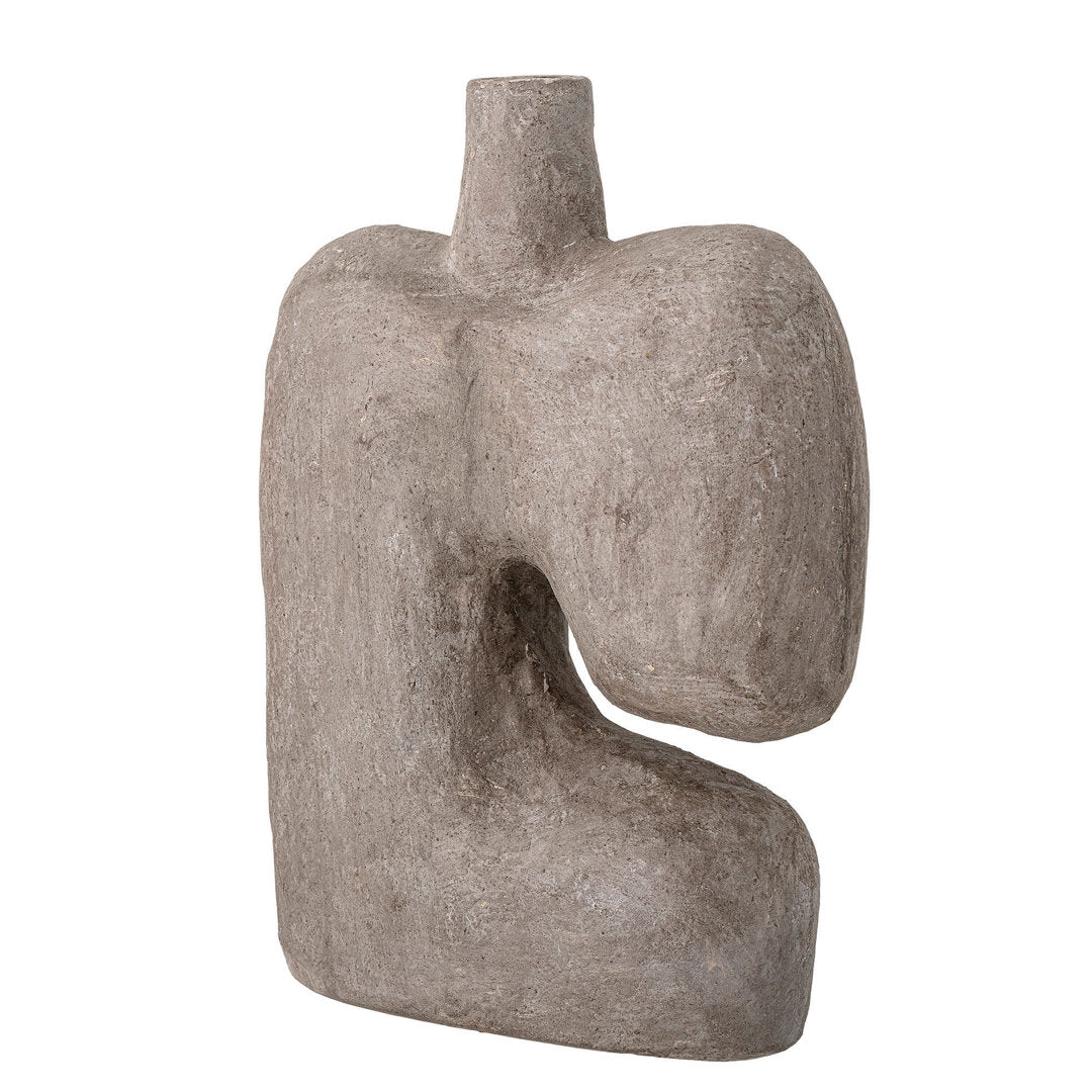 Amador Gray 14" Stoneware Table Vase AllModern Color: Gray