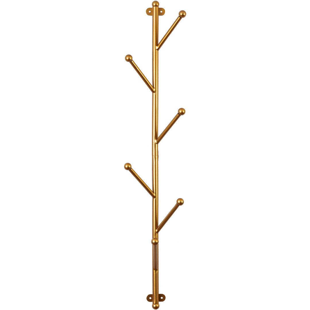 Cerstin Metal 6 - Hook Wall Mounted Coat Rack Mercer41