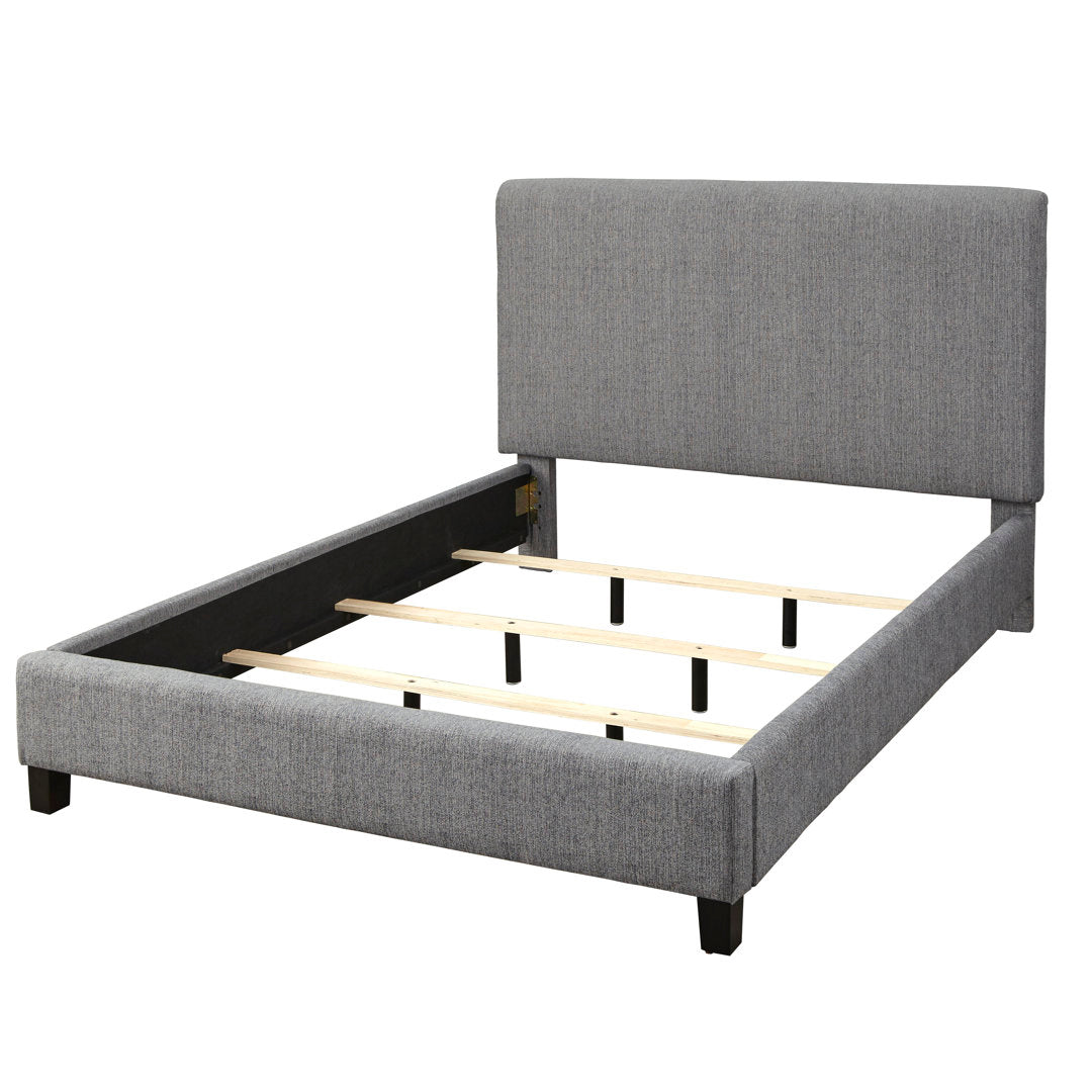 Magaw Queen Upholstered Low Profile Standard Bed Three Posts™ Color: Gray