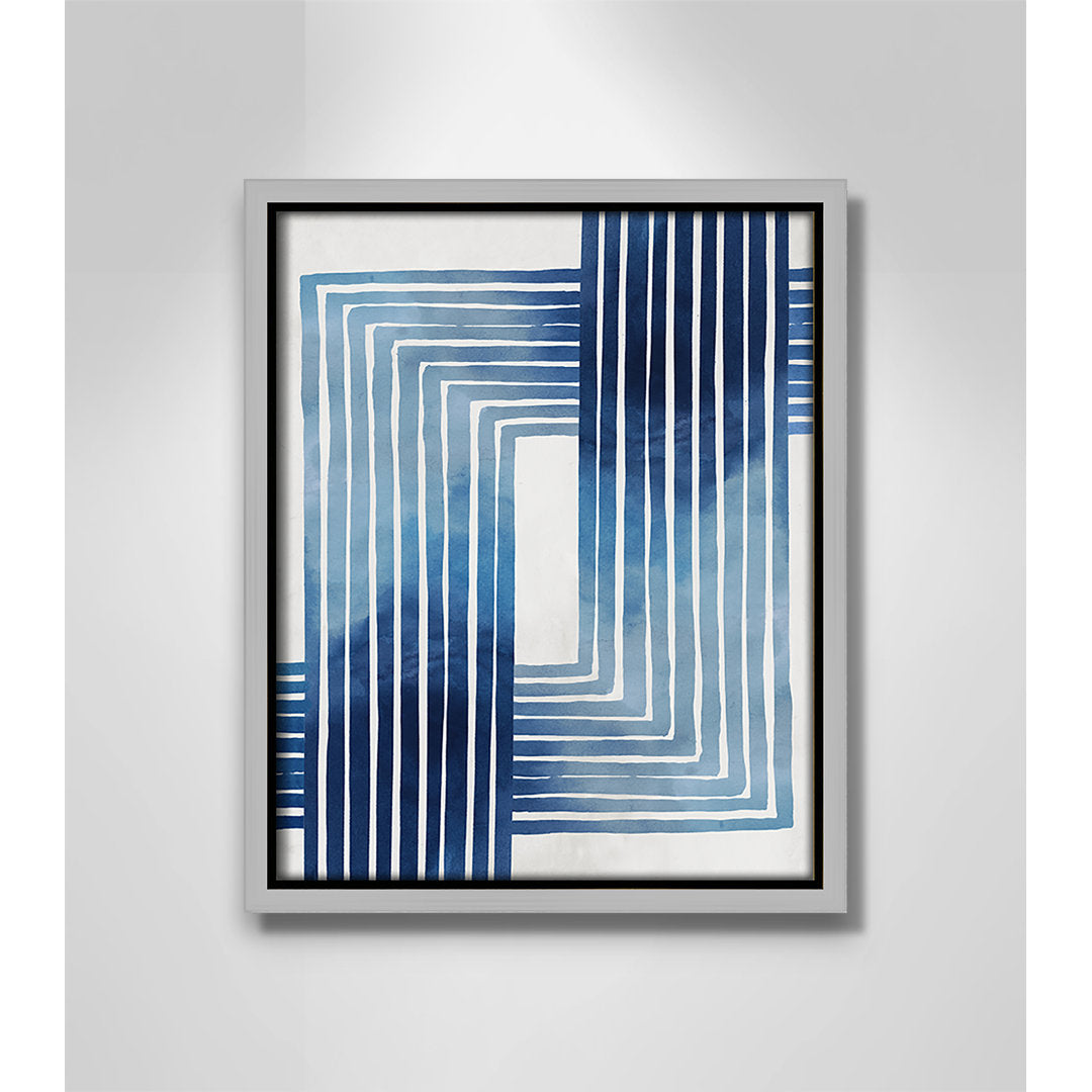 In Unison by Eva Watts - Painting Print Joss & Main Size: 11.5" H x 9.5" W x 2" D Format: Silver Framed Canvas