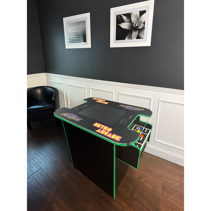 Cocktail Arcade Machine with 19" Monitor and 516 Retro Games - Fully Assembled - 5 Year Warranty Suncoast Arcade Color: Green