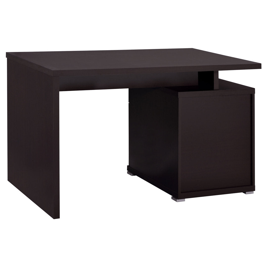 Alyun Credenza desk Latitude Run® Color: Cappucino
